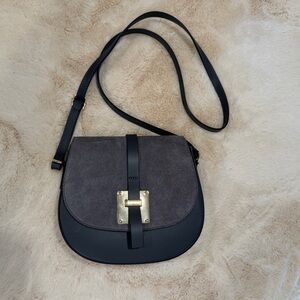 Italian Leather Saddlebag Crossbody Bag from Florence